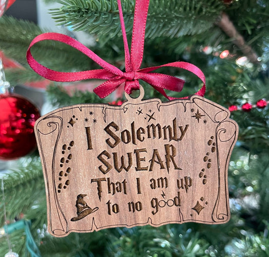 Ornament - I solemnly swear that I am up to no good - Obscurious Creations