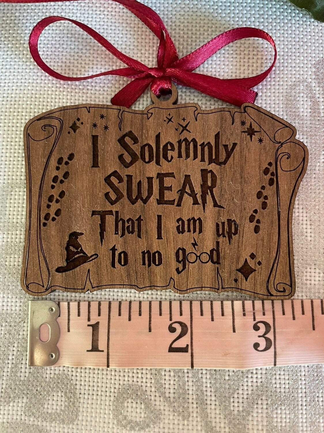 Ornament - I solemnly swear that I am up to no good - Obscurious Creations